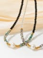 thumb Stainless steel Freshwater Pearl Geometric Trend Beaded Necklace 2