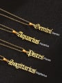 thumb Stainless steel Constellation Hip Hop Necklace 3