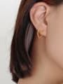 thumb Titanium Steel Heart Minimalist Stud Earring 2