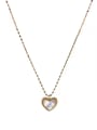 thumb Stainless steel Shell Heart Vintage Necklace 0