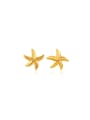 thumb Stainless steel Pentagram Trend Stud Earring 0