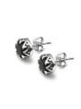 thumb Titanium 316L Stainless Steel Cubic Zirconia Geometric Vintage Stud Earring with e-coated waterproof 0