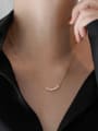 thumb Stainless steel Freshwater Pearl Geometric Necklace 1