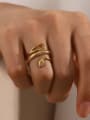 thumb Stainless steel Snake Vintage Band Ring 1