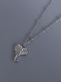 thumb Titanium 316L Stainless Steel Cute Elephant  Pendant  Necklace with e-coated waterproof 2