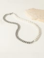 thumb Stainless steel Imitation Pearl Geometric Vintage Necklace 0