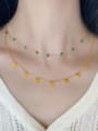 thumb Stainless steel Butterfly Trend Multi Strand Necklace 1