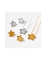 thumb Stainless steel Trend Pentagram  Earring and Necklace Set 0
