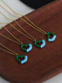 thumb Titanium Steel Enamel Heart Trend Necklace 2