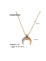 thumb Stainless steel Moon Trend Necklace 4