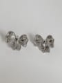 thumb Stainless steel Butterfly Hip Hop Stud Earring 0
