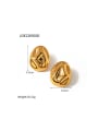 thumb Stainless steel Geometric Trend Stud Earring 2