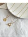 thumb Zinc Alloy Imitation Pearl White Number Trend Number Trend Korean Fashion Necklace 0
