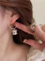 thumb Brass Bell Minimalist Hook Earring 1