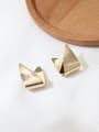 thumb Copper  Smooth Geometric Minimalist Stud Trend Korean Fashion Earring 0