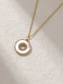 thumb Brass Shell Geometric Minimalist Trend Korean Fashion Necklace 0