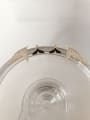 thumb Brass Cubic Zirconia Trend Fish Tail  Set  Stud Earring 1