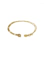 thumb Brass Coin Vintage Double layer Anklet 2