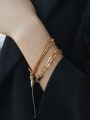 thumb Brass hollow Geometric chain Vintage pendant Necklace 1