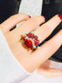 thumb Alloy+ Red Face Or Hat Statement Statement Ring/Free Size Ring 1