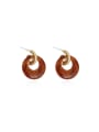 thumb Copper Acrylic Geometric Ethnic Stud Trend Korean Fashion Earring 0