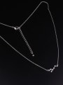 thumb Brass Cubic Zirconia Constellation Minimalist Necklace 3
