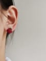 thumb Copper Rhinestone Friut Cute Stud Trend Korean Fashion Earring 2