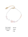 thumb Brass Natural Stone  Trend Flower  Bracelet and Necklace Set 3