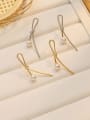 thumb Copper Imitation Pearl Geometric Minimalist Drop Trend Korean Fashion Earring 1