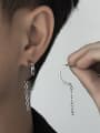 thumb Titanium Steel Tassel Minimalist Drop Earring 1