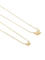 thumb Brass Shell Butterfly Minimalist Necklace 4