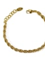 thumb Brass Vintage  Hollow chain Bracelet 3
