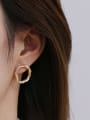 thumb Brass Hollow Round Vintage Drop Earring 2