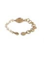 thumb Brass Freshwater Pearl Geometric Vintage Bracelet 0