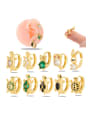 thumb Brass Cubic Zirconia Animal Trend Single Earring 0