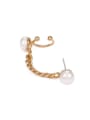 thumb Brass Imitation Pearl Geometric Vintage Single Earring (Only one) 0