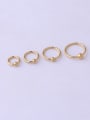 thumb Stainless steel Round Minimalist Nose Rings 1
