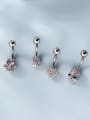 thumb Brass Cubic Zirconia Heart Cute Belly Studs & Belly Bars 3