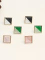 thumb Copper Acrylic Geometric Minimalist Stud Trend Korean Fashion Earring 4