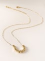 thumb Brass  Smooth Locket Minimalist Trend Korean Fashion Necklace 3