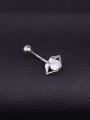 thumb Stainless steel Cubic Zirconia Mouth Hip Hop Belly Rings & Belly Bars 1