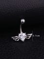 thumb Stainless steel Cubic Zirconia Wing Hip Hop Belly Rings & Belly Bars 3