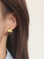 thumb Alloy Enamel  Cute Round Contrasting Color  Stud Earring 2