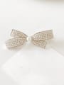 thumb Brass Imitation Pearl Trend Bowknot Hair Barrette 1