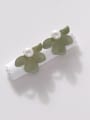 thumb Brass Imitation Pearl Enamel Flower Minimalist Stud Earring 0