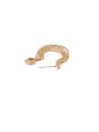 thumb Brass Bead Tassel Minimalist Drop Earring 4