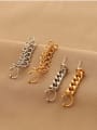 thumb Brass Irregular Vintage Hollow Chain  Single Earring (only one) 0