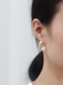 thumb Copper Imitation Pearl Irregular Minimalist Stud Trend Korean Fashion Earring 2