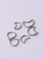 thumb Stainless steel Cubic Zirconia Water Drop Hip Hop Nose Rings(Single Only One) 3