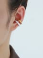 thumb Brass Enamel Geometric Minimalist Single Earring 1